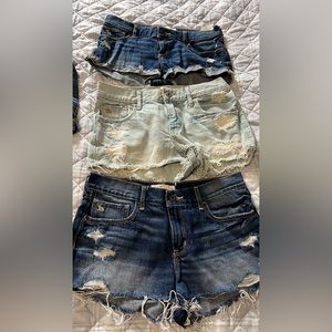 3 shorts Abercrombie kids